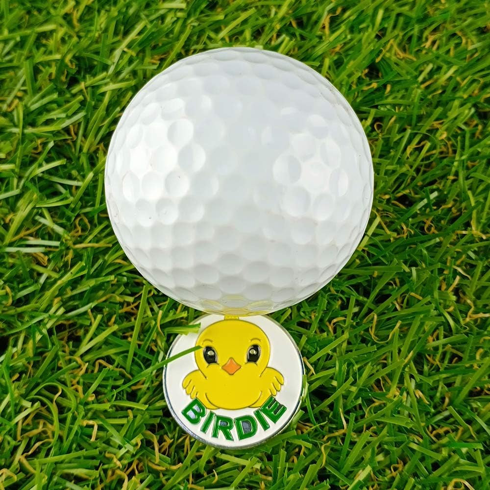 Golf Ball Markers with Hat Clips Value Sets for Men Women Golfer, Removable Attaches Easily to Golf Cap Premium Gifts