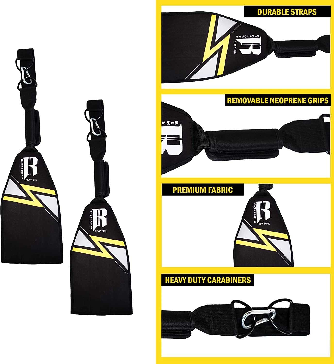 Hanging Ab Strap - Abdominal Sling - Pull up Straps - Sit up Straps - Hanging Bar for Exercise